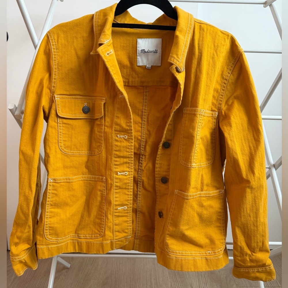 Madewell Women's Mustard Utility Jacket